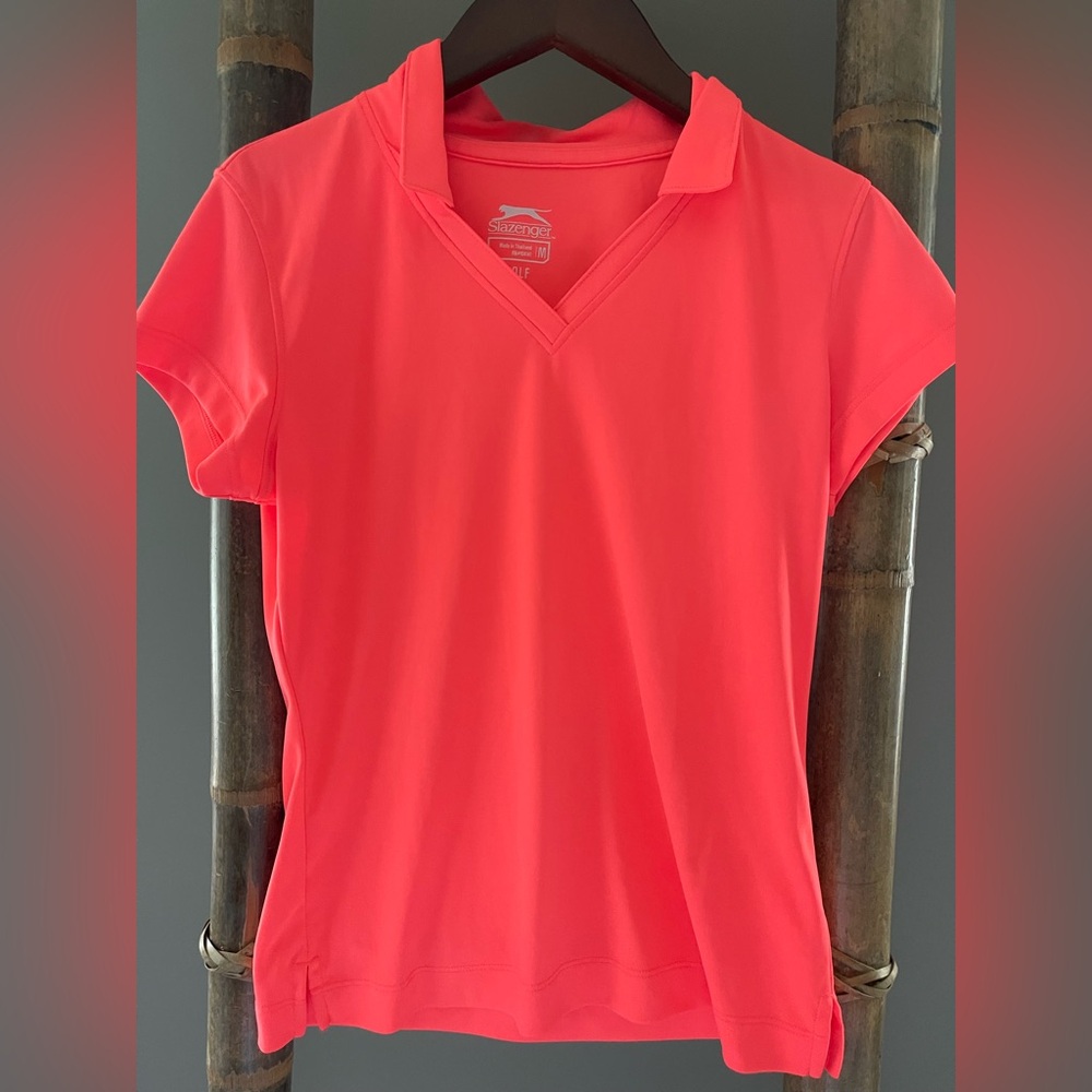 Slazenger orange Polo Short Sleeve T-Shirt